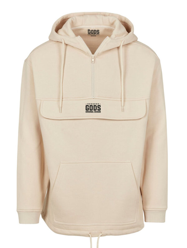 Pull over hoodie Sand men front