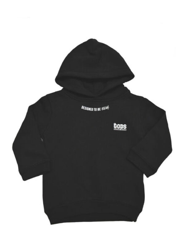 Finest baby hoodie black front