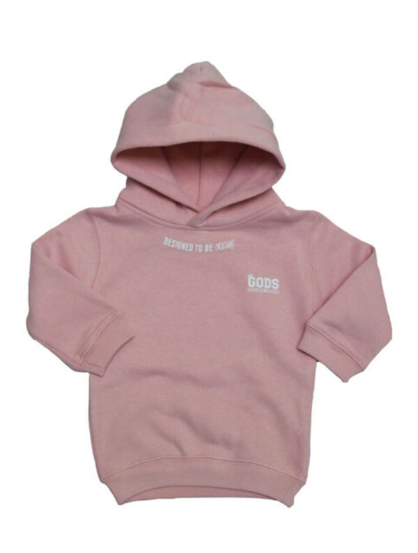 Finest baby hoodie pink front