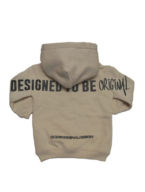 Finest baby hoodie sand back