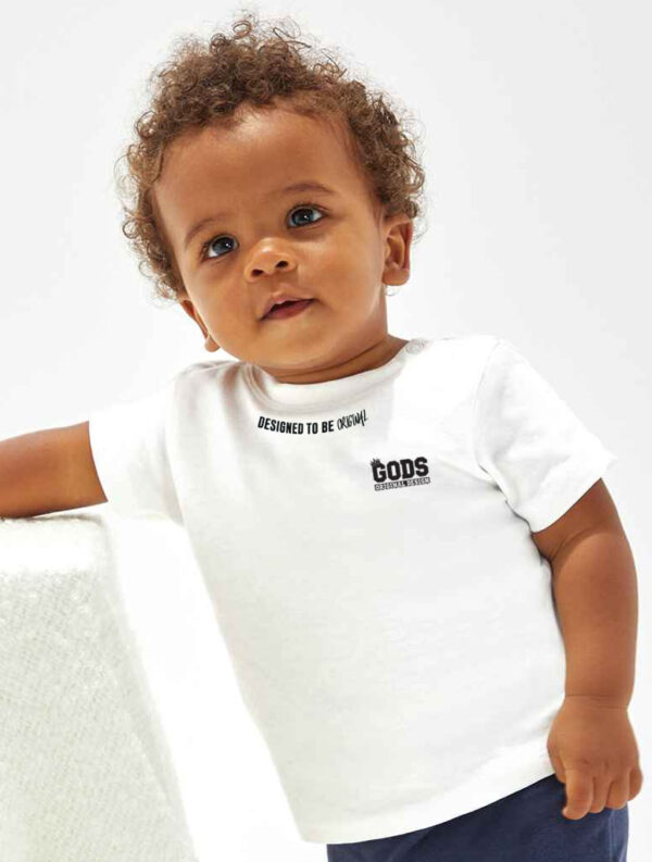 Finest Tee Baby White front model