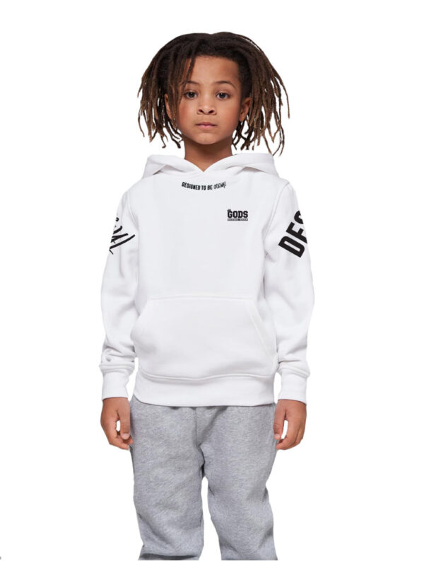 Finest hoodie kids White model front