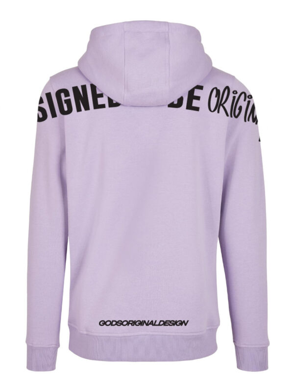 Finest hoodie Lilac back