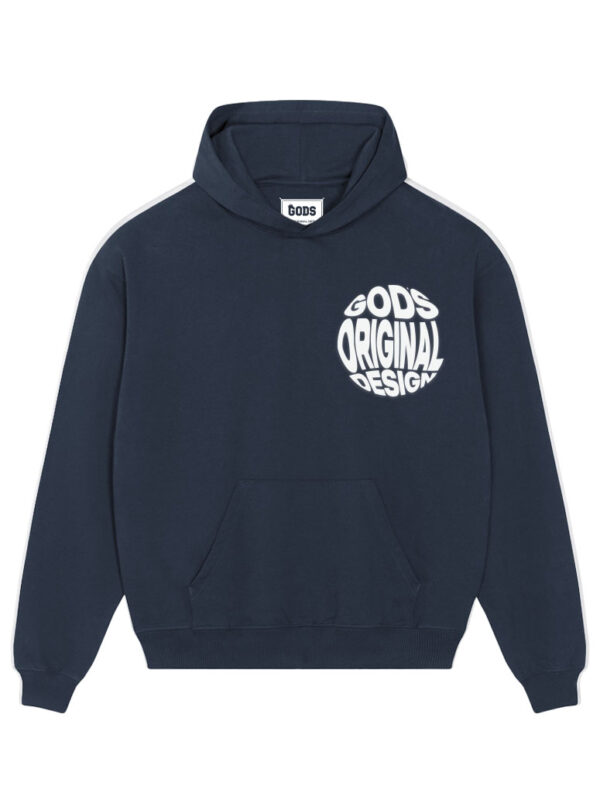 The ConcreteCircle Hoodie French Navy Front