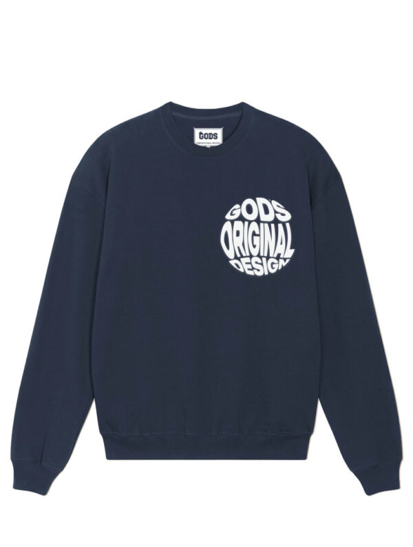 The ConcreteCircle Sweater Navy Front