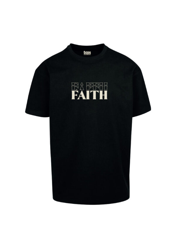 Faith Tee Black Front