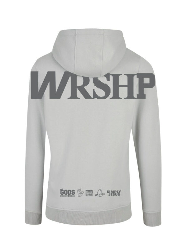 Worship Hoodie Grey Back